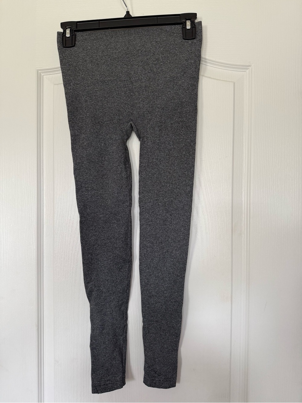 SPANX Kids Heather Charcoal Gray Leggings